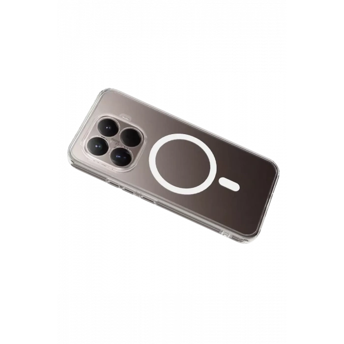 Xiaomi Mi 15T Pro Combo Sert Şeffaf Magsafe Kapak - Şeffaf
