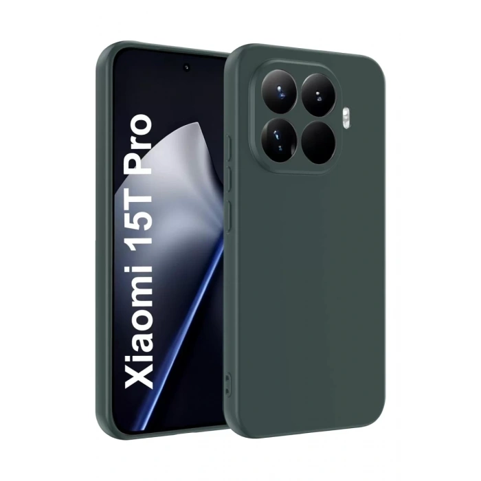 Xiaomi Mi 15T Pro First Silikon - Koyu Yeşil