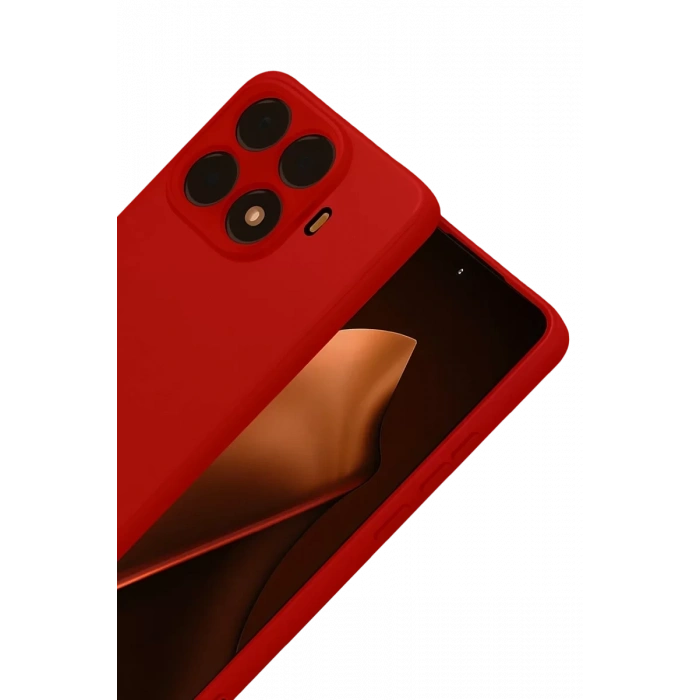 Xiaomi Mi 15T Pro Nano içi Kadife Silikon - Kırmızı