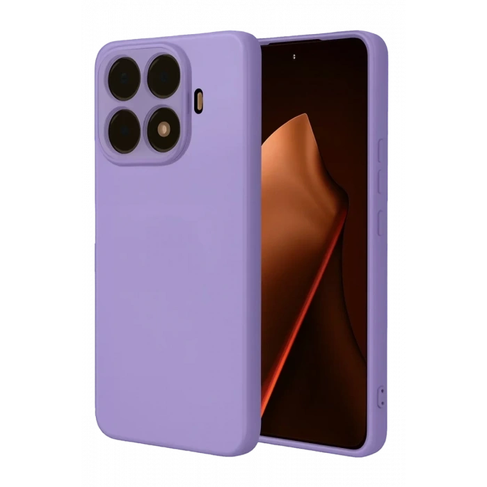 Xiaomi Mi 15T Pro Nano içi Kadife Silikon - Lila