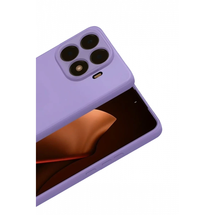 Xiaomi Mi 15T Pro Nano içi Kadife Silikon - Lila