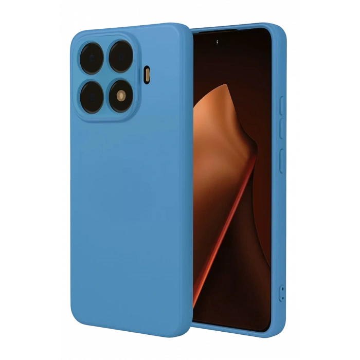 Xiaomi Mi 15T Pro Nano içi Kadife Silikon - Mavi