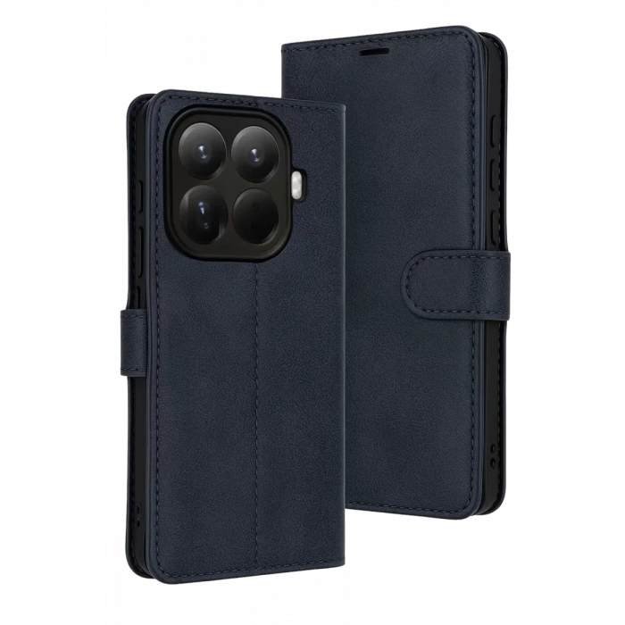 Xiaomi Mi 15T Pro Trend S Plus Kapaklı Kılıf - Lacivert