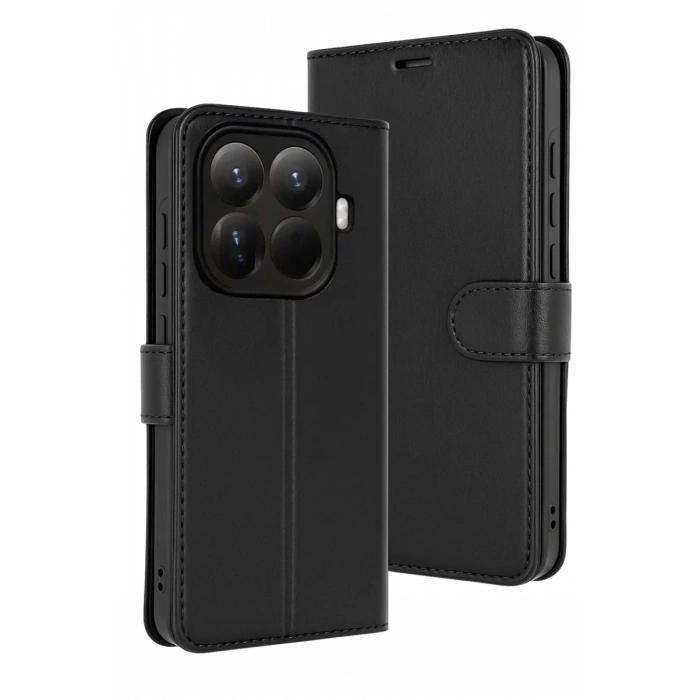 Xiaomi Mi 15T Pro Trend S Plus Kapaklı Kılıf - Siyah