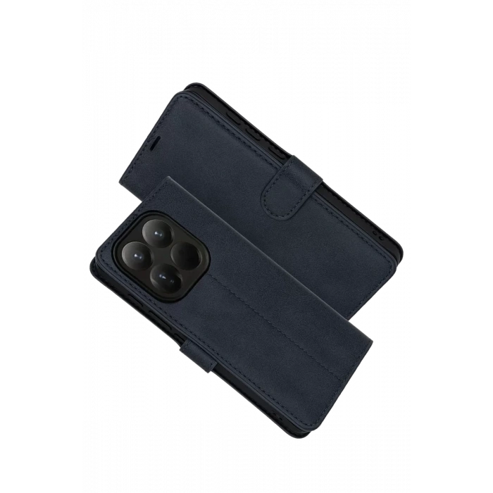 Xiaomi Mi 15T Trend S Plus Kapaklı Kılıf - Lacivert