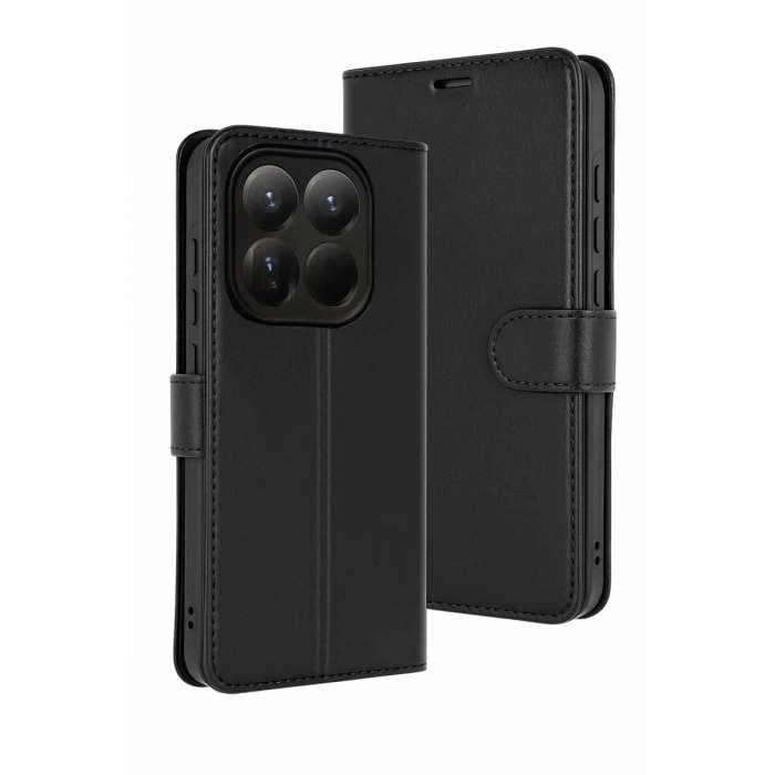 Xiaomi Mi 15T Trend S Plus Kapaklı Kılıf - Siyah