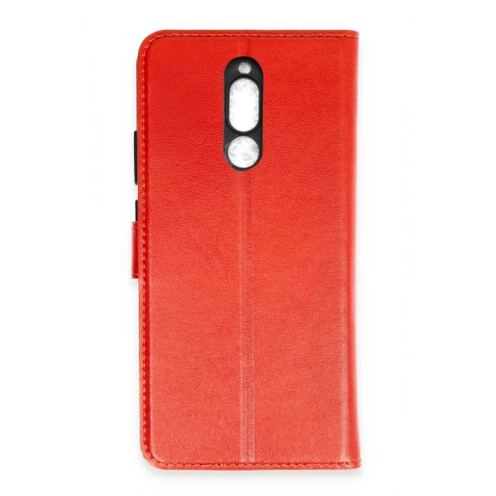 Xiaomi Mi 8 Trend S Plus Kapaklı Kılıf - Kırmızı