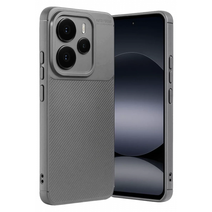Xiaomi Note 14 5G Auto Focus Karbon Kapak - Gri