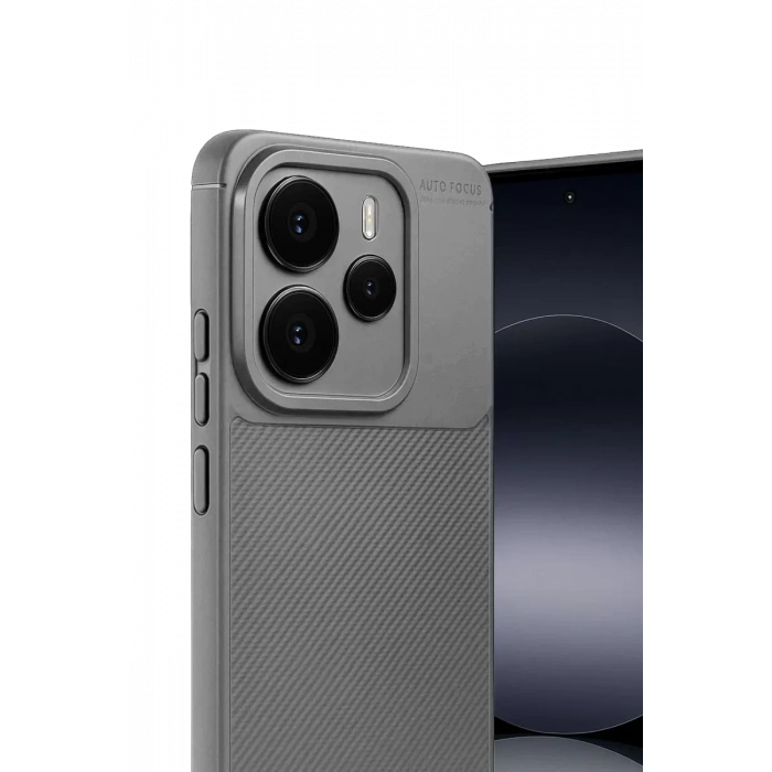 Xiaomi Note 14 5G Auto Focus Karbon Kapak - Gri