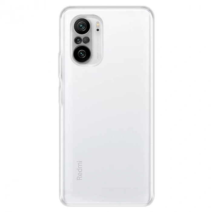 Xiaomi Poco F3 Kılıf Deluxe 2mm Şeffaf Silikon - Şeffaf