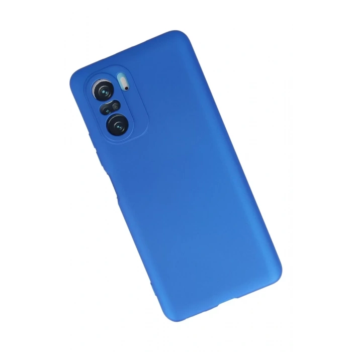 Xiaomi Poco F3 Kılıf First Silikon - Mavi