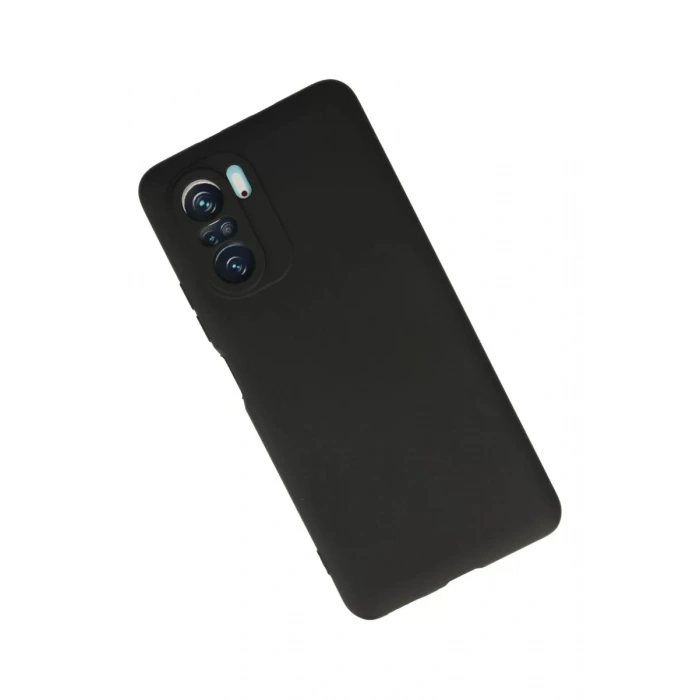 Xiaomi Poco F3 Kılıf First Silikon - Siyah