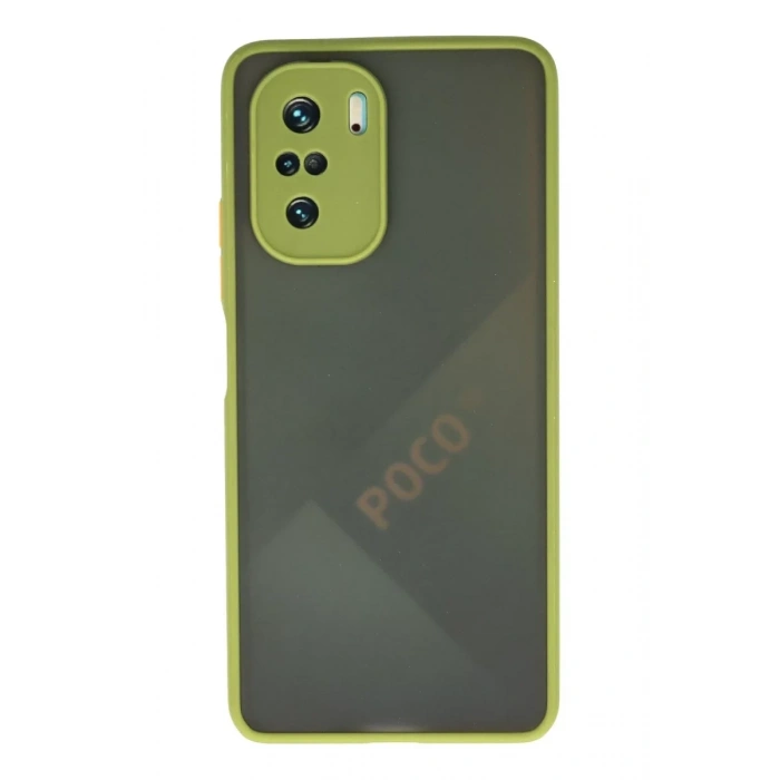 Xiaomi Poco F3 Kılıf Montreal Silikon Kapak - Açık Yeşil