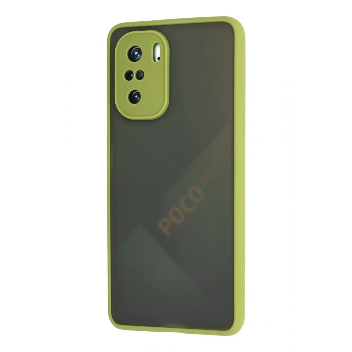 Xiaomi Poco F3 Kılıf Montreal Silikon Kapak - Açık Yeşil