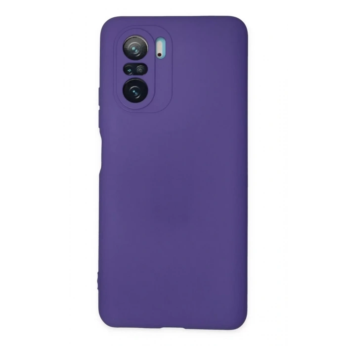 Xiaomi Poco F3 Kılıf Nano içi Kadife Silikon - Mor