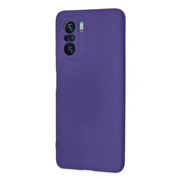 Xiaomi Poco F3 Kılıf Nano içi Kadife Silikon - Mor