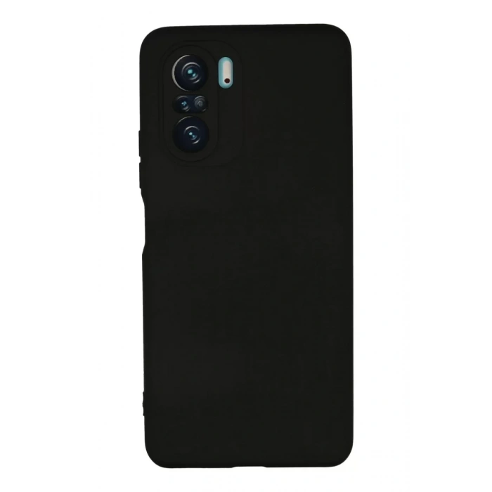 Xiaomi Poco F3 Kılıf Nano içi Kadife Silikon - Siyah
