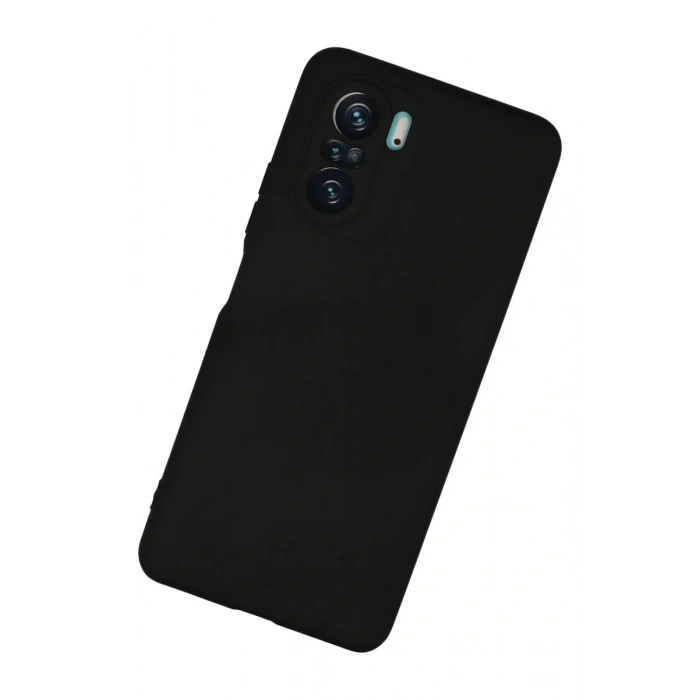 Xiaomi Poco F3 Kılıf Nano içi Kadife Silikon - Siyah