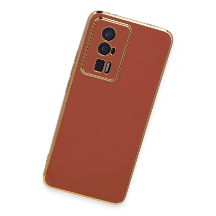 Xiaomi Poco F5 Pro Kılıf Volet Silikon - Kırmızı