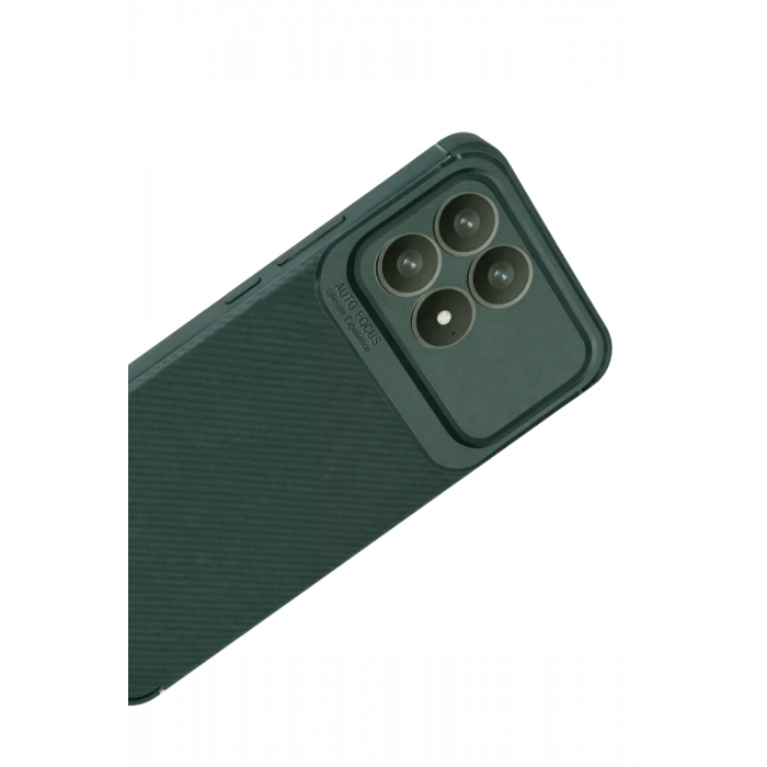 Xiaomi Poco F8 Pro Auto Focus Karbon Kapak - Koyu Yeşil