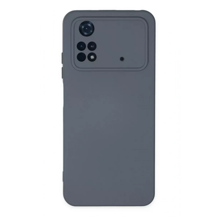 Xiaomi Poco M4 Pro 4G Kılıf Nano içi Kadife Silikon - Gri