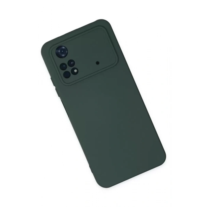 Xiaomi Poco M4 Pro 4G Kılıf Nano içi Kadife Silikon - Koyu Yeşil