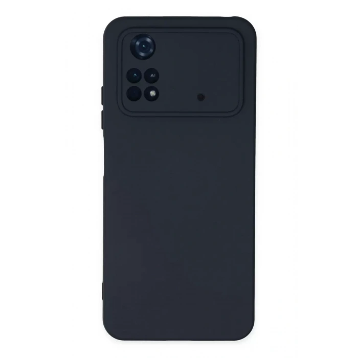 Xiaomi Poco M4 Pro 4G Kılıf Nano içi Kadife Silikon - Lacivert