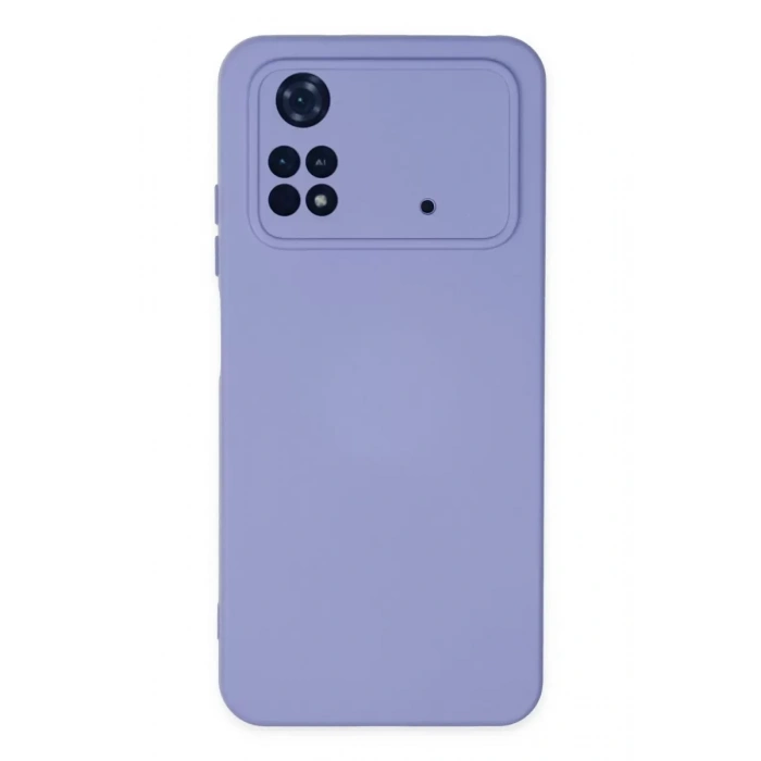 Xiaomi Poco M4 Pro 4G Kılıf Nano içi Kadife Silikon - Lila
