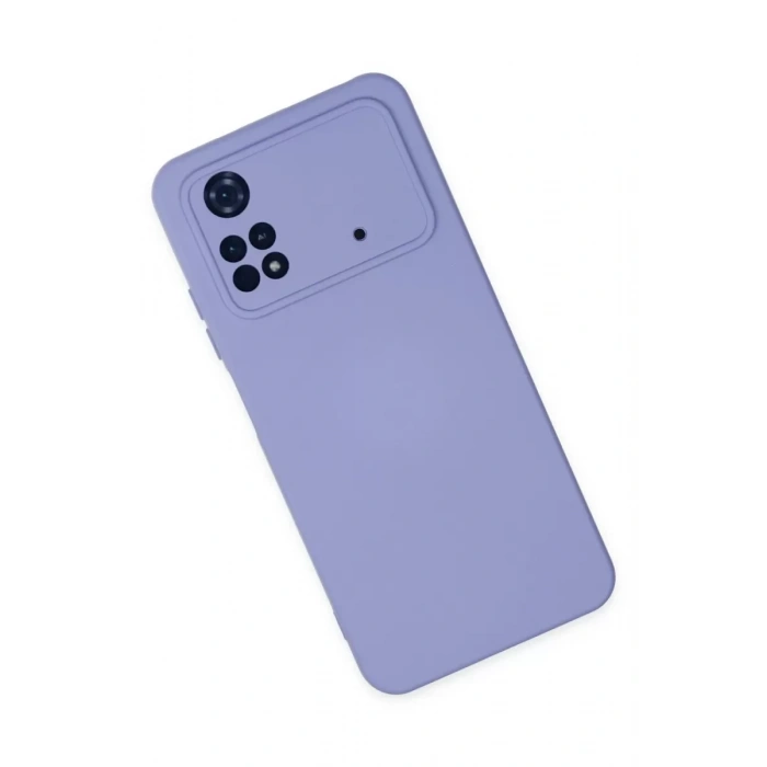 Xiaomi Poco M4 Pro 4G Kılıf Nano içi Kadife Silikon - Lila