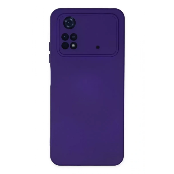 Xiaomi Poco M4 Pro 4G Kılıf Nano içi Kadife Silikon - Mor