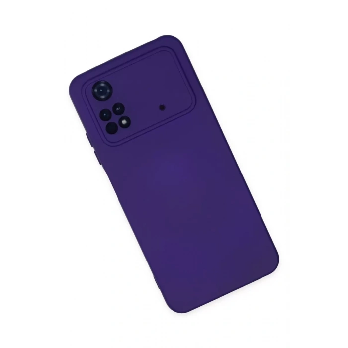 Xiaomi Poco M4 Pro 4G Kılıf Nano içi Kadife Silikon - Mor
