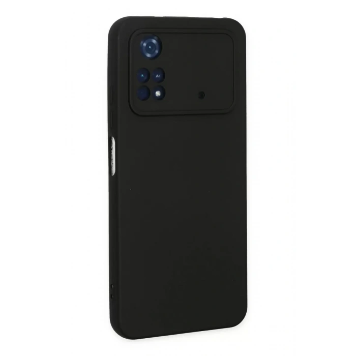 Xiaomi Poco M4 Pro 4G Kılıf Nano içi Kadife Silikon - Siyah