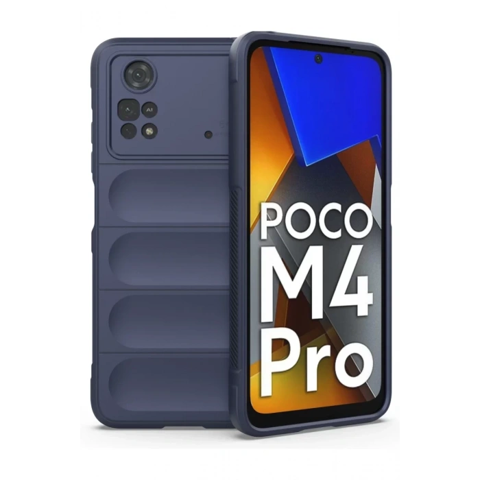 Xiaomi Poco M4 Pro 4G Kılıf Optimum Silikon - Lacivert