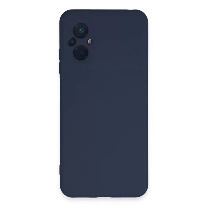 Xiaomi Poco M5 Kılıf Nano içi Kadife Silikon - Lacivert