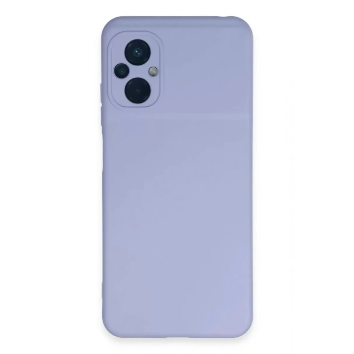 Xiaomi Poco M5 Kılıf Nano içi Kadife Silikon - Lila