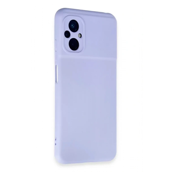 Xiaomi Poco M5 Kılıf Nano içi Kadife Silikon - Lila