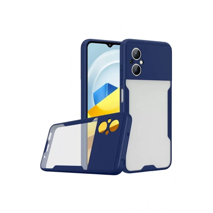 Xiaomi Poco M5 Kılıf Platin Silikon - Lacivert
