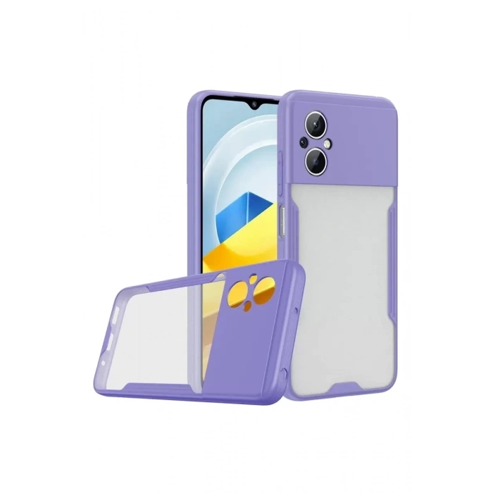 Xiaomi Poco M5 Kılıf Platin Silikon - Lila
