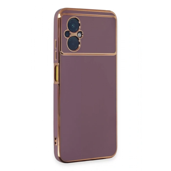 Xiaomi Poco M5 Kılıf Volet Silikon - Mor
