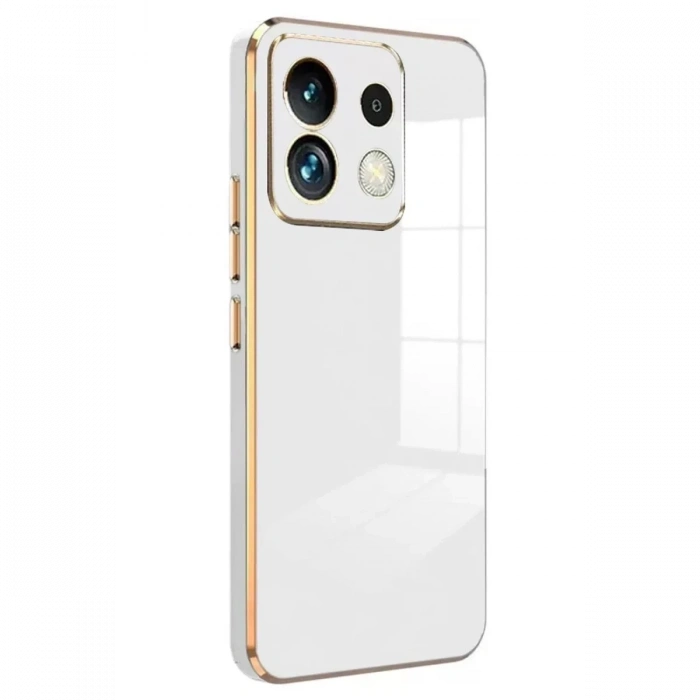 Xiaomi Poco M6 Pro 4G Kılıf Volet Silikon - Beyaz