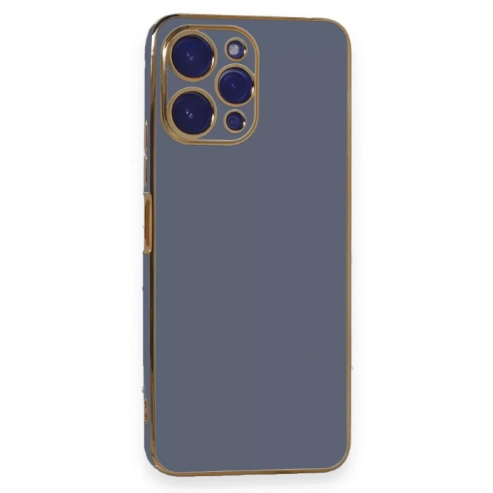 Xiaomi Poco M6 Pro 5G Kılıf Volet Silikon - Mavi