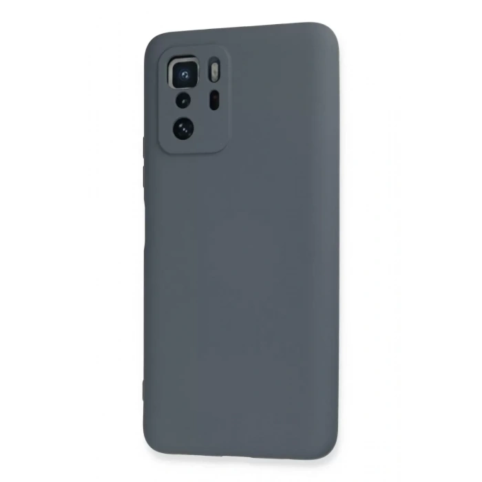 Xiaomi Poco X3 GT Kılıf Nano içi Kadife Silikon - Gri
