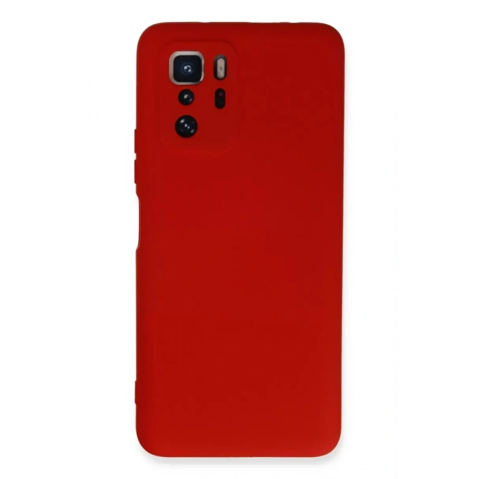 Xiaomi Poco X3 GT Kılıf Nano içi Kadife Silikon - Kırmızı