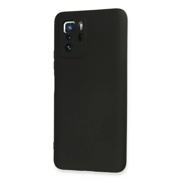 Xiaomi Poco X3 GT Kılıf Nano içi Kadife Silikon - Siyah