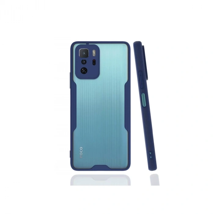 Xiaomi Poco X3 GT Kılıf Platin Silikon - Lacivert