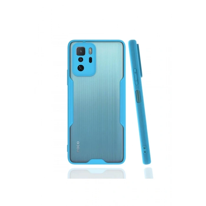 Xiaomi Poco X3 GT Kılıf Platin Silikon - Mavi