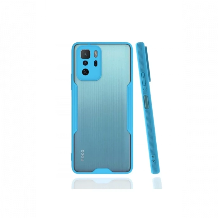 Xiaomi Poco X3 GT Kılıf Platin Silikon - Mavi