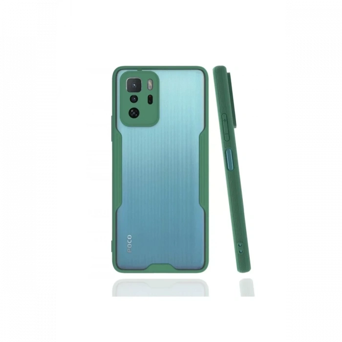 Xiaomi Poco X3 GT Kılıf Platin Silikon - Yeşil