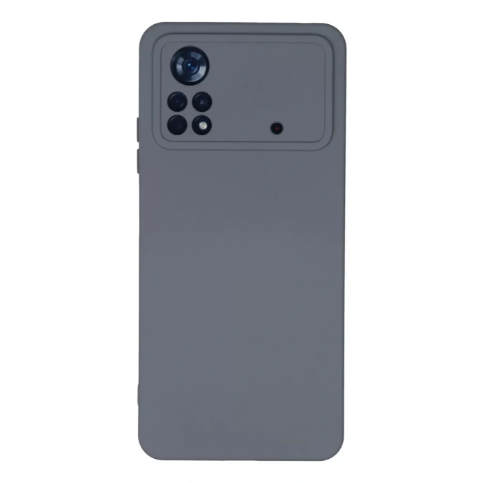 Xiaomi Poco X4 Pro 5G Kılıf Nano içi Kadife Silikon - Gri