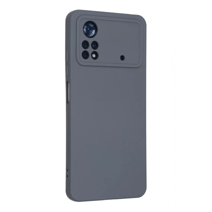 Xiaomi Poco X4 Pro 5G Kılıf Nano içi Kadife Silikon - Gri